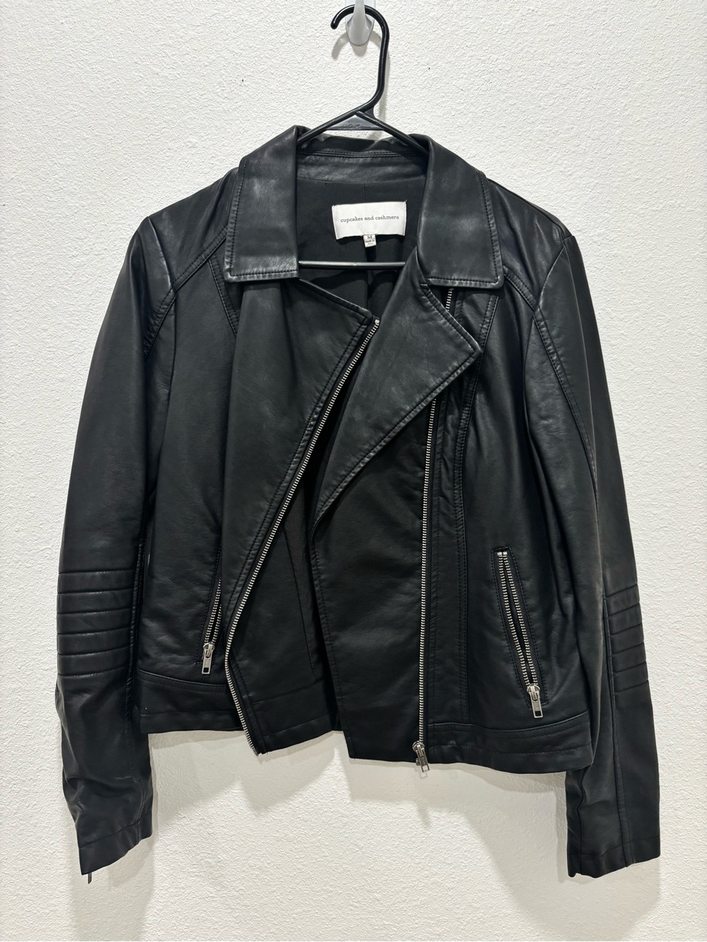 Cupcakes and Cashmere Faux Leather Jacket